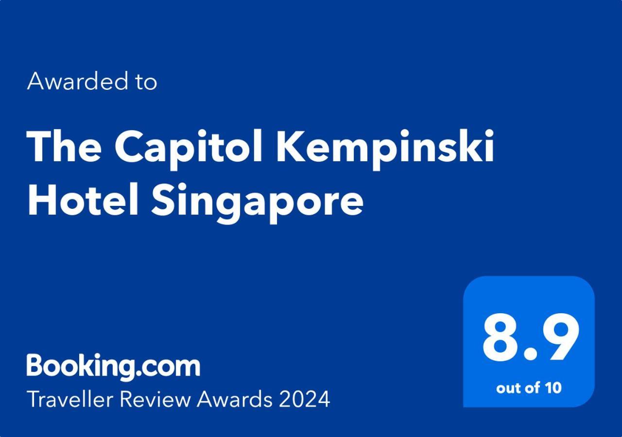 The Capitol Kempinski Hotel Szingapúr Kültér fotó